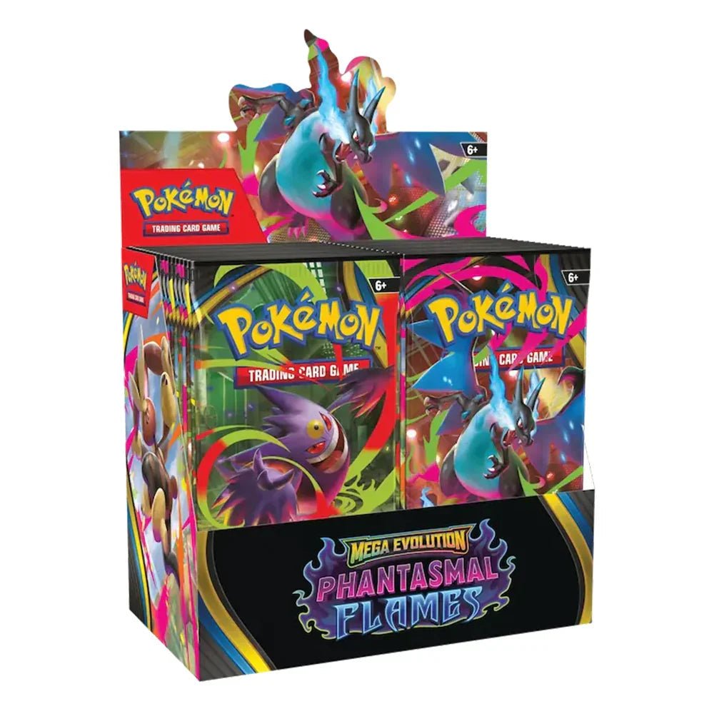 me2display_fb931697-1a64-4e2a-8fd0-490992910372-1 Booster Box of 36 Boosters – Pokémon ME02: Phantasmal Flames – English
